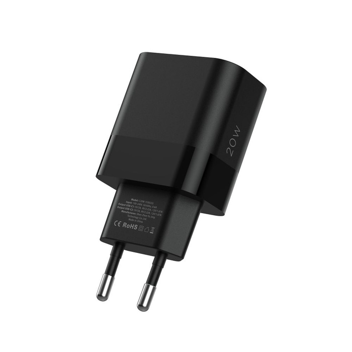 Ładowarka C20W Tech-Protect 2-Port Network Charger PD20W czarna