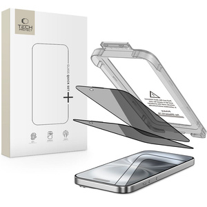 SZKŁO PRYWATYZUJĄCE TECH-PROTECT IPHONE 15 / 16 QUICK SET SPY+ 2-PACK PRIVACY