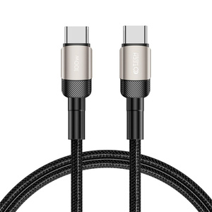 Kabel USB-C Ultraboost Evo Tech-protect Pd100w/5a 100cm Tytanowy