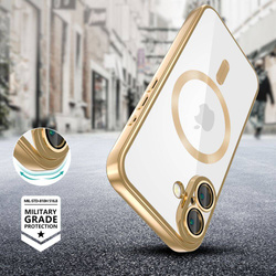 ETUI TECH-PROTECT MAGFLEX MAGSAFE IPHONE 16 SHINY GOLD