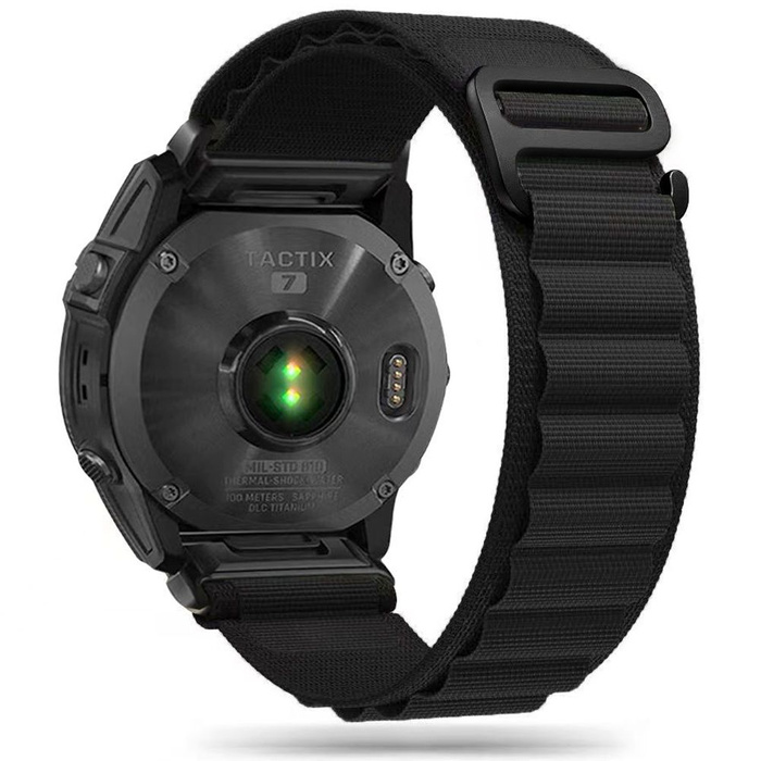 Pasek Garmin Fenix 3 / 5x / 3hr / 5x Plus / 6x / 6x Pro / 7x Tech-protect Nylon Pro Czarny