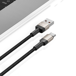 Kabel USB-C Ultraboost Evo Tech-protect 100w/5a 100cm Tytanowy
