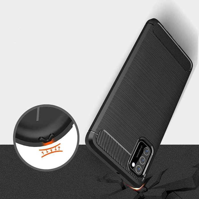 Etui Xiaomi Poco M3 TECH-PROTECT Tpucarbon Case Czarne