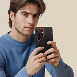 TECH-PROTECT KEVLAR AURA MAGSAFE GALAXY S25 ULTRA BLACK/ORANGE