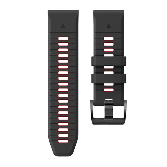 Pasek Garmin Fenix 3 / 5x / 3hr / 5x Plus / 6x / 6x Pro / 7x Tech-protect Iconband Pro czarny/czerwony