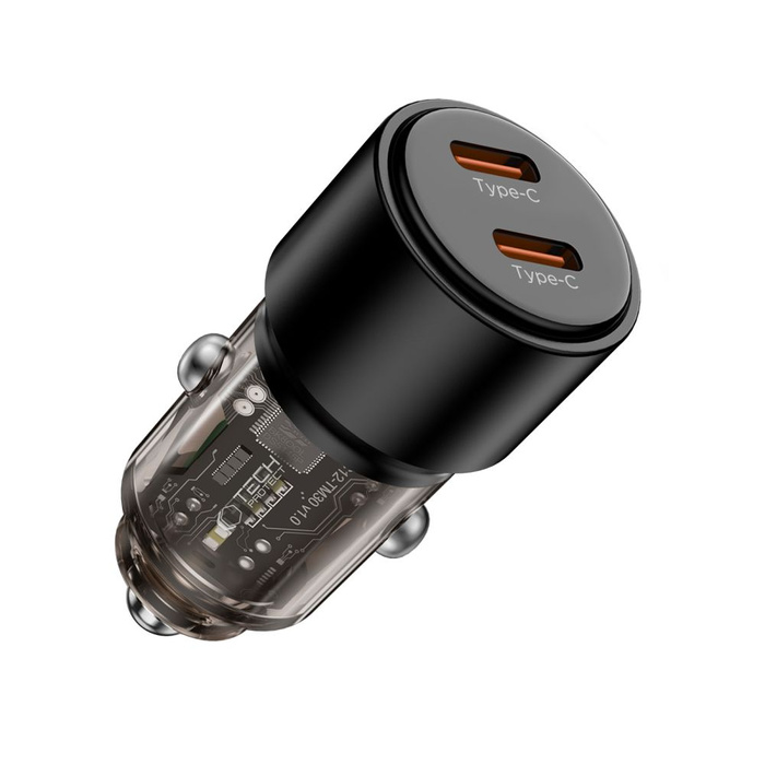 TECH-PROTECT CC03 2-PORT CAR CHARGER PD100W BLACK