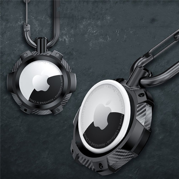 Etui Apple Airtag Tech-protect Tpucarbon Czarny