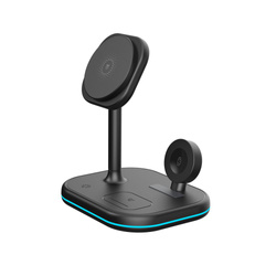 Ładowarka QI15W-A27 Tech-Protect 3in1 Magnetic Magsafe Wireless Czarna