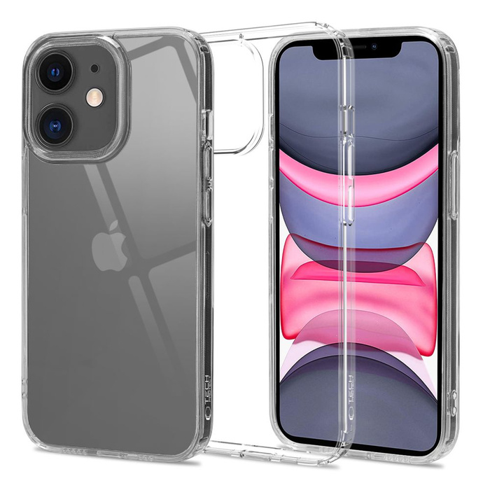 Etui iPhone 11 Tech-protect Flexair Hybrid Clear Przezroczysty