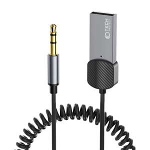 Kabel Ultraboost Tech-Protect Bluetooth Aux Audio Adapter Grey szary