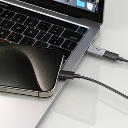 Adapter Ultraboost Tech-protect USB-C To Lightning Szary