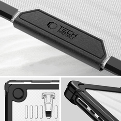 TECH-PROTECT SMARTSHELL PRO MACBOOK AIR 15 M2 / M3 / M4 / 2023-2025 BLACK/CLEAR