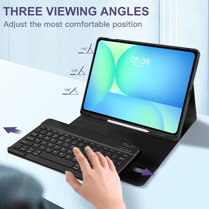 TECH-PROTECT SC PEN + KEYBOARD GALAXY TAB S10 FE+ PLUS 13.1 X620 / X626B BLACK