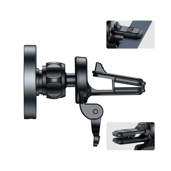 Uchwyt MM15W-V5 Tech-Protect Magnetic Magsafe Vent Car Mount Wireless Charger 15W czarny