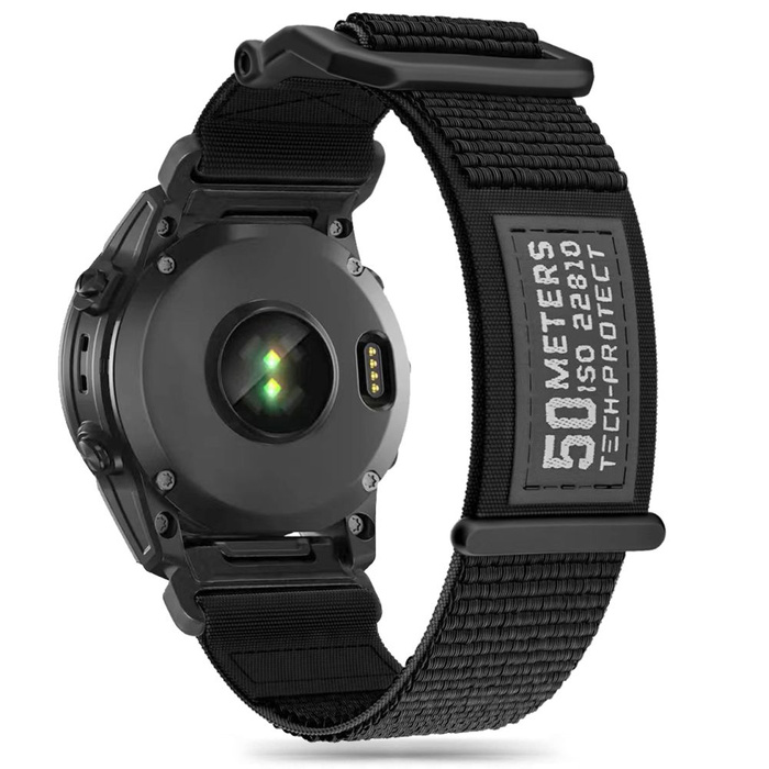 Pasek Garmin Fenix 3 / 5x / 3hr / 5x Plus / 6x / 6x Pro / 7x Tech-protect Scout czarny