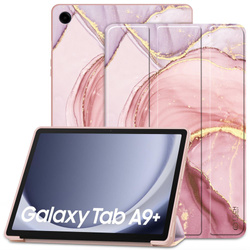 Etui Samsung Galaxy Tab A9+ Plus X210 / X215 / X216 Tech-protect Smartcase Marble w marmurze