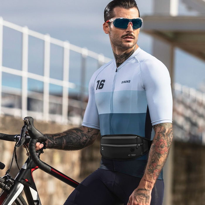 TECH-PROTECT M7 UNIVERSAL SPORT WAIST BAG BLACK