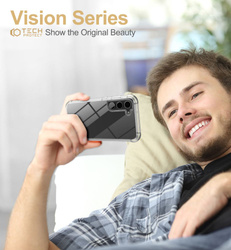 Etui Galaxy S23 Plus Tech-protect Kevlar Clear Case przezroczysty