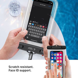 Etui Universal Tech-Protect Waterproof Case wodoodporne różowy