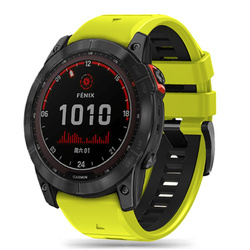Pasek Garmin Fenix 3 / 5x / 3hr / 5x Plus / 6x / 6x Pro / 7x Tech-protect Iconband Pro limonka/czarny