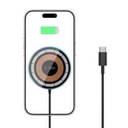 Ładowarka Qi15w-a30 Tech-protect Magnetic Magsafe Wireless Charger Czarny