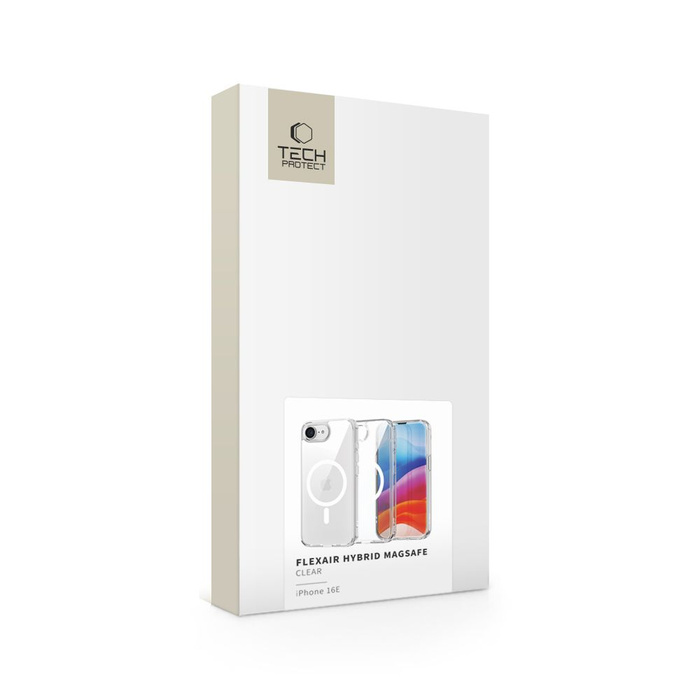 TECH-PROTECT FLEXAIR HYBRID MAGSAFE IPHONE 16E CLEAR