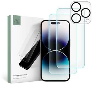Szkło Hartowane iPhone 15 Pro Tech-protect Supreme Set Przezroczyste