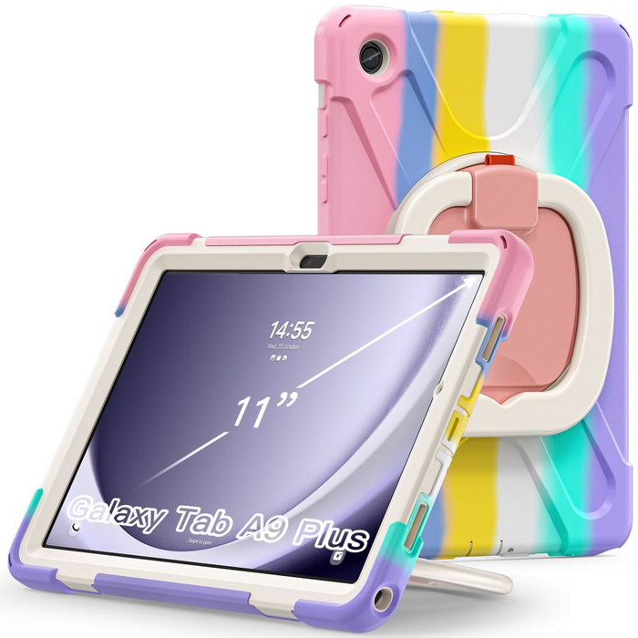 Etui Samsung Galaxy Tab A9+ Plus X210 / X215 / X216 Tech-protect X-armor Baby Color Case kolor dla dzieci
