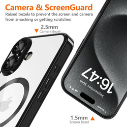 ETUI TECH-PROTECT MAGFLEX MAGSAFE IPHONE 16 SHINY BLACK