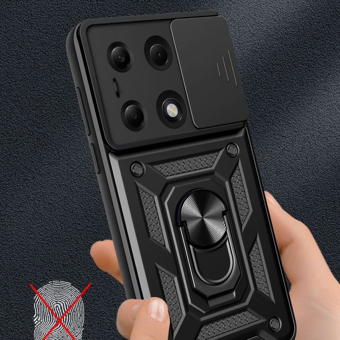Etui Tech-protect Camshield Pro Xiaomi Redmi Note 13 Pro 5g / Poco X6 5g Black