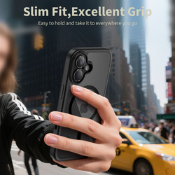 TECH-PROTECT MAGPEAK MAGSAFE CC IPHONE 17 BLACK/CLEAR