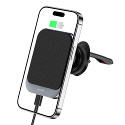 Uchwyt MM15W-V2 Tech-Protect Magnetic Magsafe Vent Car Mount Wireless Charger 15W czarny