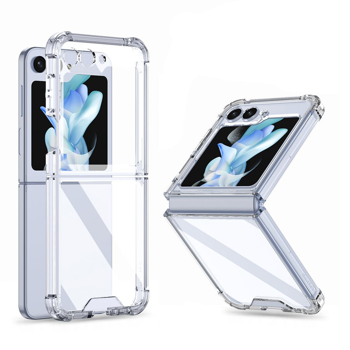 Etui Galaxy Z Flip 5 Tech-protect Flexair Hybrid Clear Case Przezroczyste