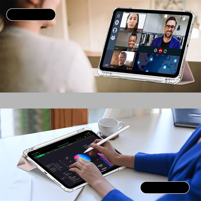 Etui iPad 10.9 2022 Tech-protect Sc Pen Hybrid różowy