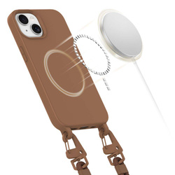 TECH-PROTECT MAGNECKLACE MAGSAFE IPHONE 15 CHOCOLATE BROWN
