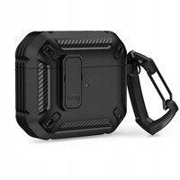 Etui Apple Airpods Pro 1 / 2 Tech-protect X-carbo Case Czarny