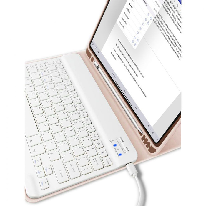 Etui Ipad 10.9 Tech-protect Sc Pen + Keyboard 2022 różowe