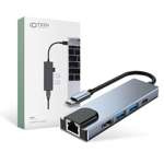 Adapter V3-HUB Tech-Protect 5IN1 Grey szary
