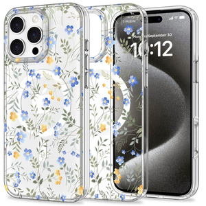 ETUI TECH-PROTECT MAGMOOD MAGSAFE IPHONE 16 PRO SPRING FLOWERS