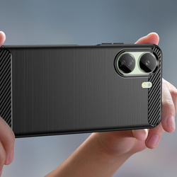 Etui Xiaomi Redmi 13C / Poco C65 Tech-protect Tpucarbon Case Czarny