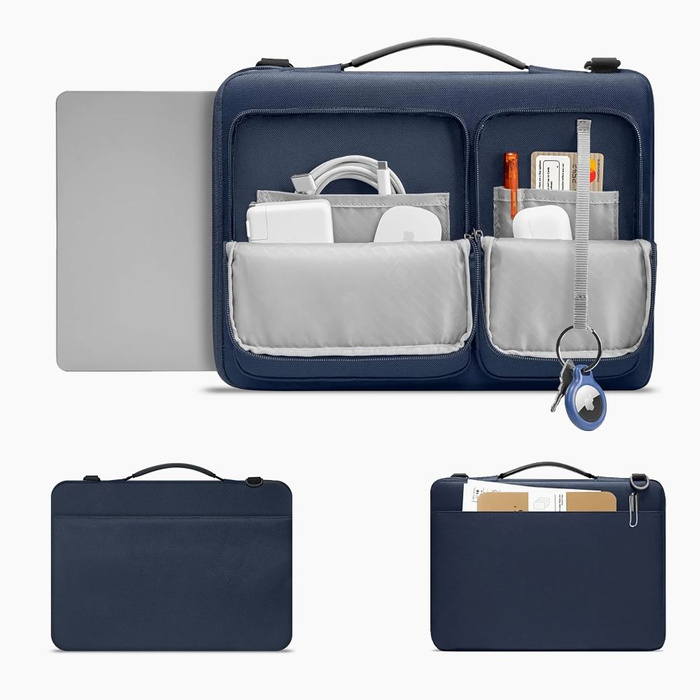 TECH-PROTECT DEFENDER BAG LAPTOP 13-14 NAVY BLUE