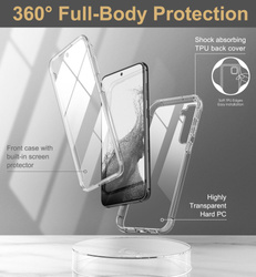 Etui Galaxy S23 Plus Tech-protect Kevlar Clear Case przezroczysty