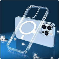 Etui Galaxy S23 Tech-protect Flexair Hybrid Magsafe Case przezroczyste