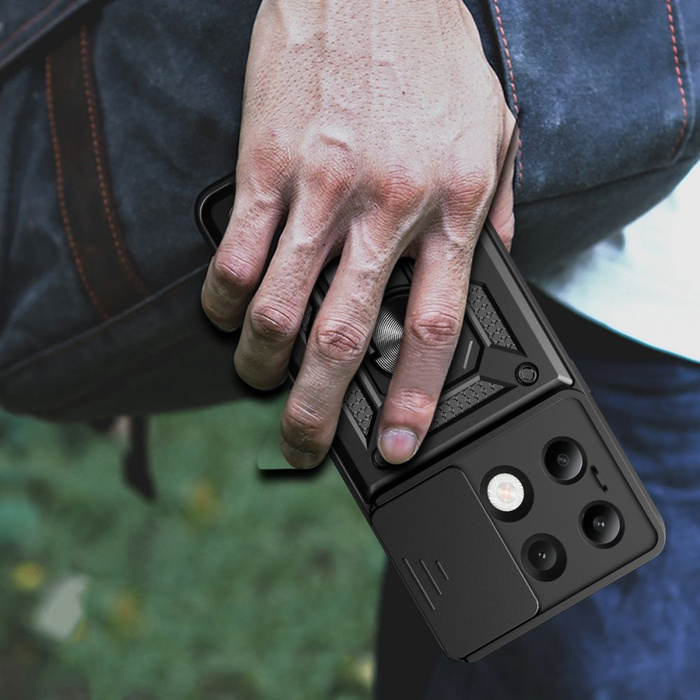 Etui Tech-protect Camshield Pro Xiaomi Redmi Note 13 4g Black Case