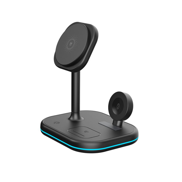 Ładowarka QI15W-A27 Tech-Protect 3in1 Magnetic Magsafe Wireless Czarna