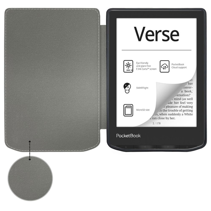 TECH-PROTECT SMARTCASE POCKETBOOK VERSE / VERSE PRO BEIGE FOX