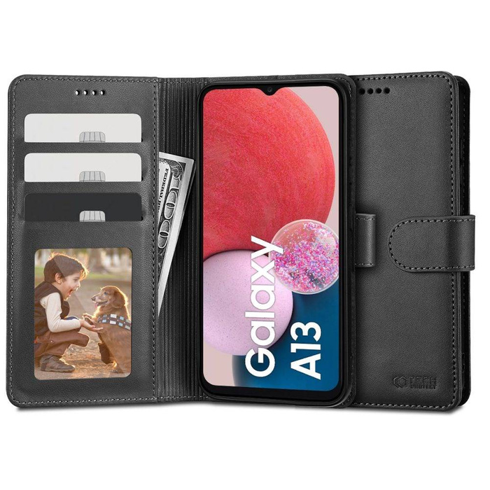 Etui Galaxy A13 Tech-Protect Wallet 4G / LTE czarne