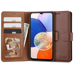 Etui Galaxy A14 Tech-protect Wallet 5G brązowy Case