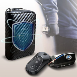 KLATKA FARADAYA TECH-PROTECT KLR300 POUCH KEYLESS RFID SIGNAL BLOCKER CASE CARBON