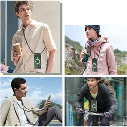 Etui iPhone 15 Pro Tech-protect Flexair Chain Magsafe Case Czarne i Beżowe